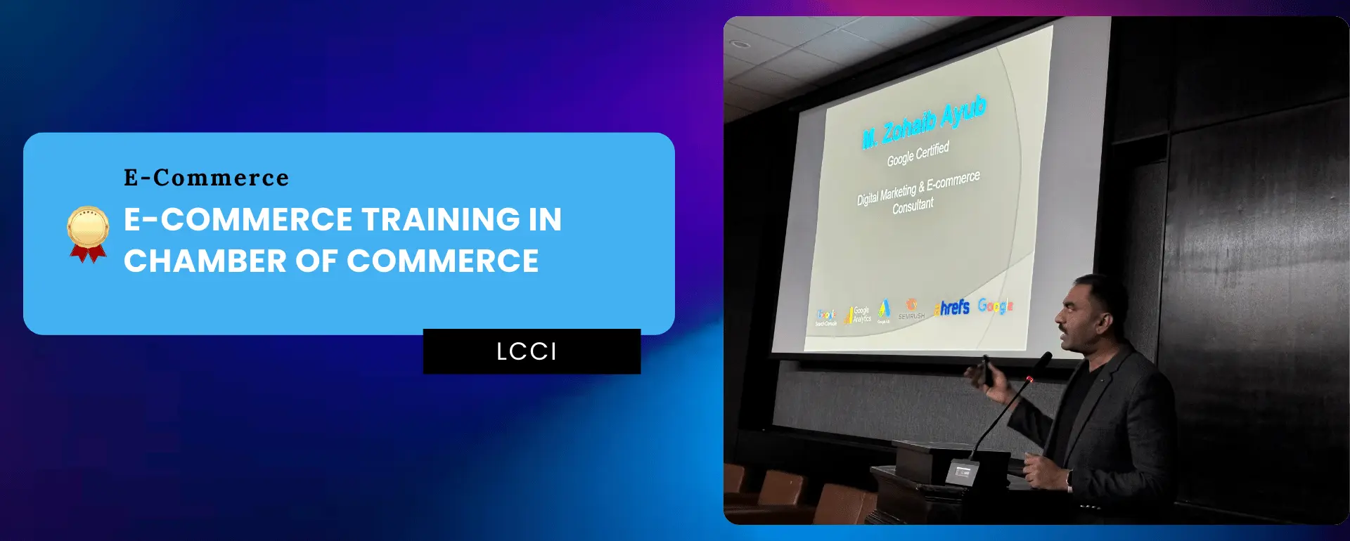 Zohaib Ayub, Trainer in Lahore Chamber of Commerce